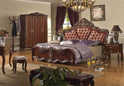 供應(yīng)廈門市哪里能買到口碑好的雙人床實木美式貼金床:市轄區(qū)雙人床實木美式貼金床-泉州名都家具廈門分公司